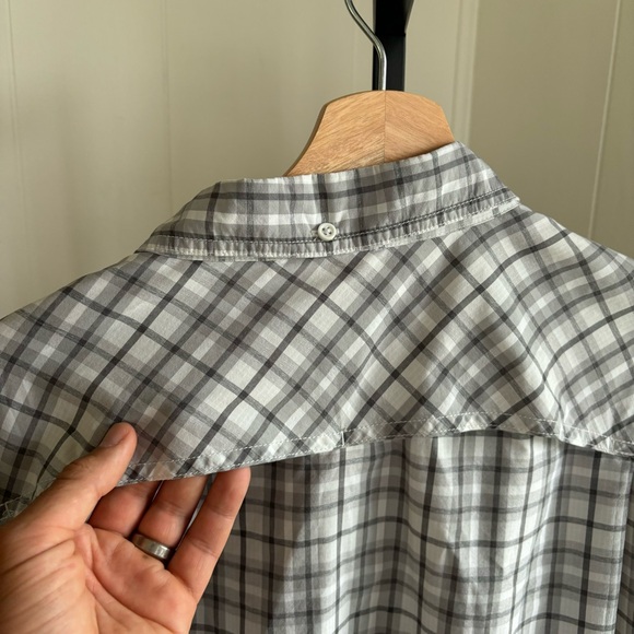 Alaskan Hardgear AKHG Duluth Vented Gray Plaid Button Up L/S Shirt Men's 2XL - Picture 4 of 7